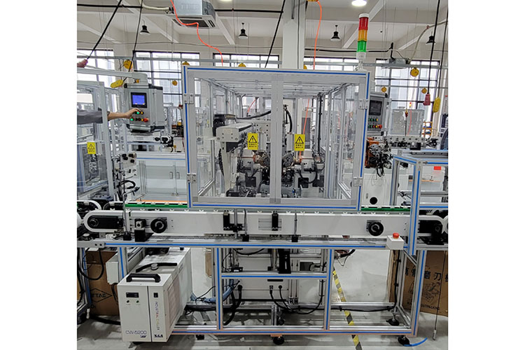 Rotor High-speed Winding Machine with Conveyor Line